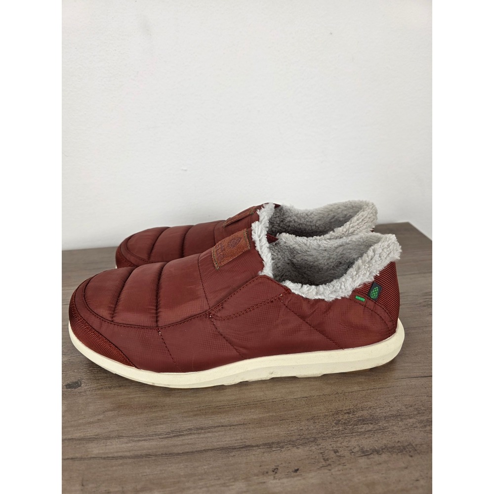 Stio Colter Mountain Slip Mens 10 Insulated Puffer Shoes Rust Red 200520-420 - Picture 4 of 9